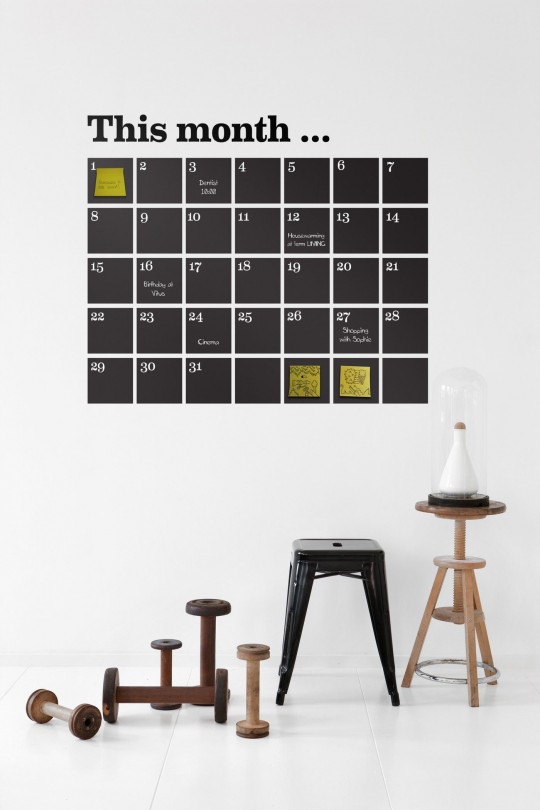 Sticker mural calendrier Ferm Living