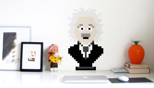 Puzzle Albert Einstein pixellisé Puxxle