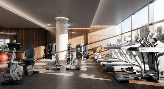 Appartement Rupert Murdoch Manhattan - salle de sport