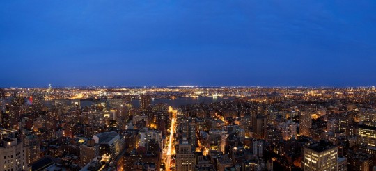Appartement Rupert Murdoch Manhattan - vue panoramique sur New-York
