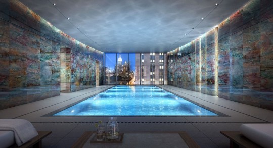 Appartement Rupert Murdoch New-York - piscine intérieure