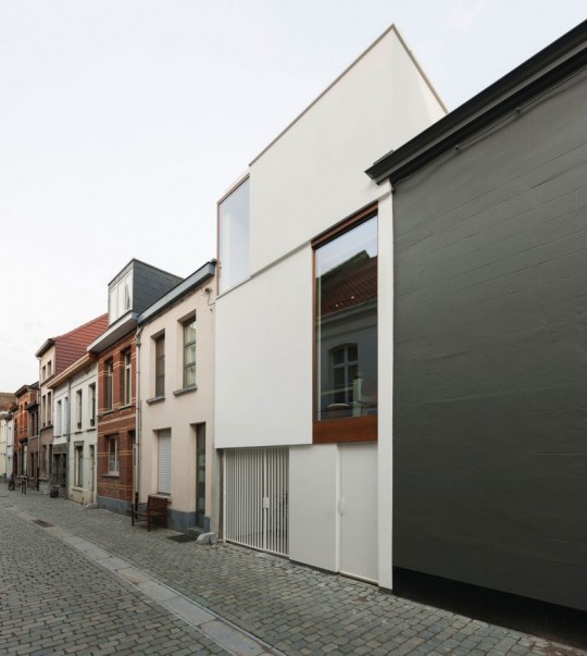 Maison de ville - La rue à Lier en Belgique