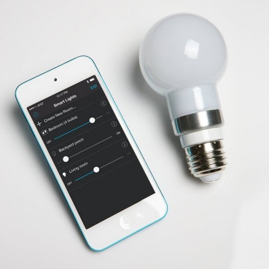Ampoule économie d'énergie Robosmart pilotable par iphone