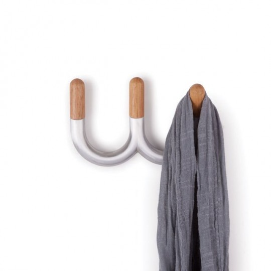 Porte-manteaux triple U-Turn