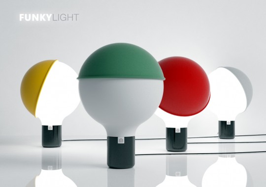 Funky Light - Lampe ludique avec abat-jour customisable
