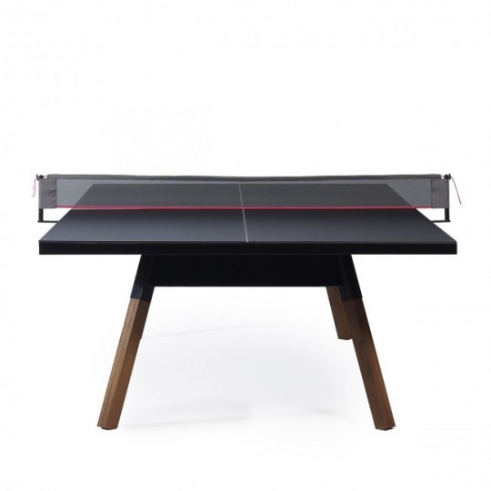 Table de ping pong design noire You and Me RS Barcelona