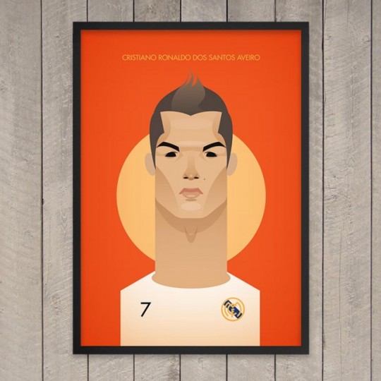 Tableau football prints Cristiano Ronaldo