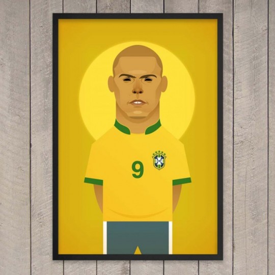 Tableau football prints Ronaldo