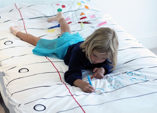 Doodle duvet à dessiner pour enfant Doodle duvet à dessiner pour enfant