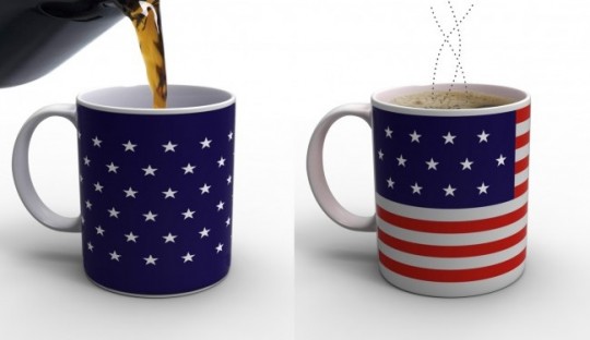 Mug magique drapeau américain