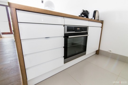 Appartement déco scandinave - meuble ilot cuisine