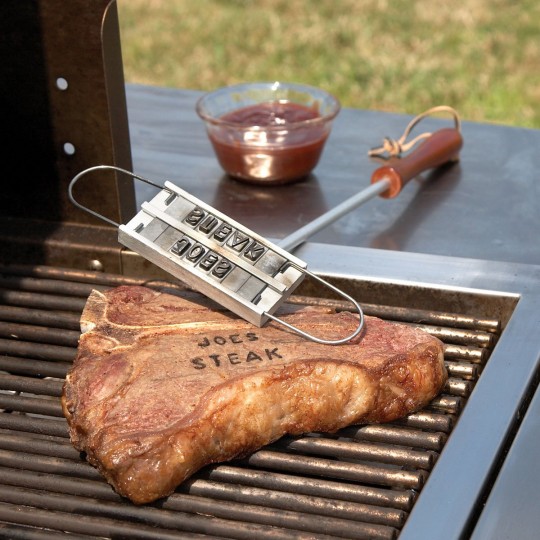 Fer pour marquer les steak personnalisé