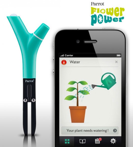 Parrot Flower Power connecté à votre iphone