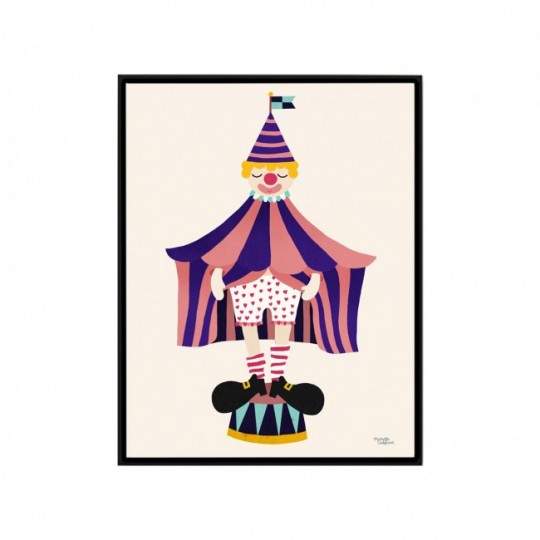 Tableau chambre d'enfant Clown