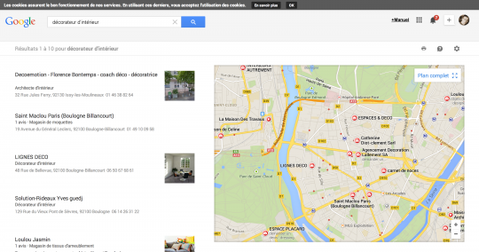 décorateur d intérieur  GoogleÂ Maps