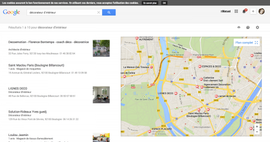décorateur d intérieur   Google Maps