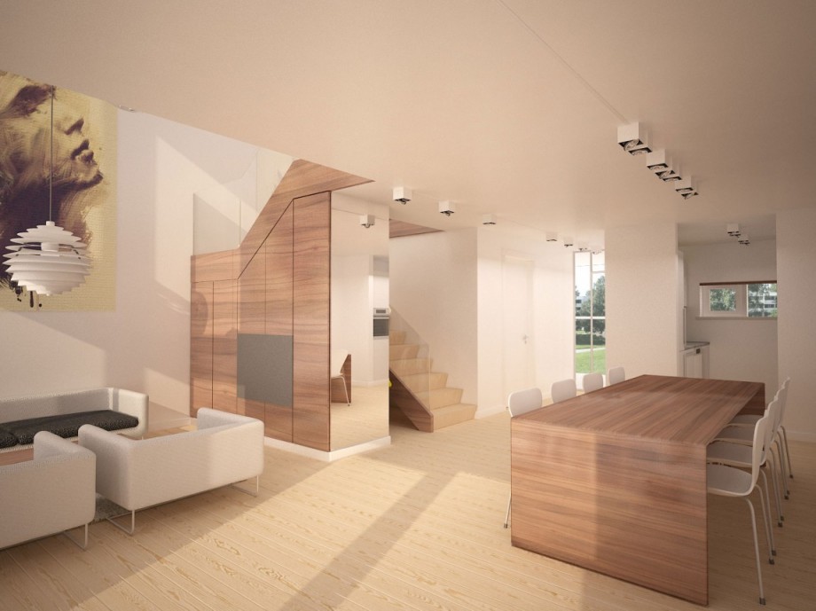 Starter house projet d 39 int rieur contemporain moderne et chaleureux for Decoration interieur contemporain