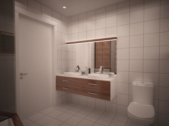 Starter House salle de bain moderne et chaleureuse