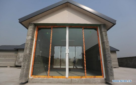 Maison imprimée avec une imprimante 3D en chine