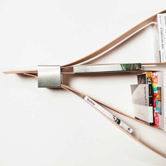 Système d'attache des planches de l'étagère flexible Chuck