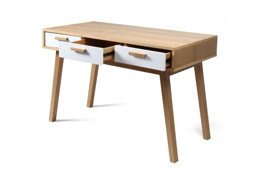 Bureau design scandinave avec 3 tiroirs Helia