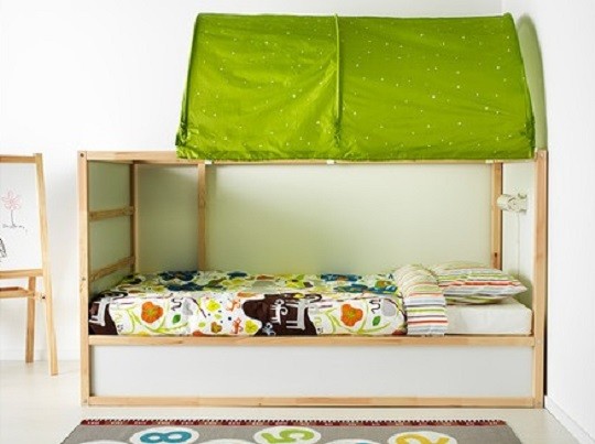Chambre d'enfant : lit réversible kura par ikea