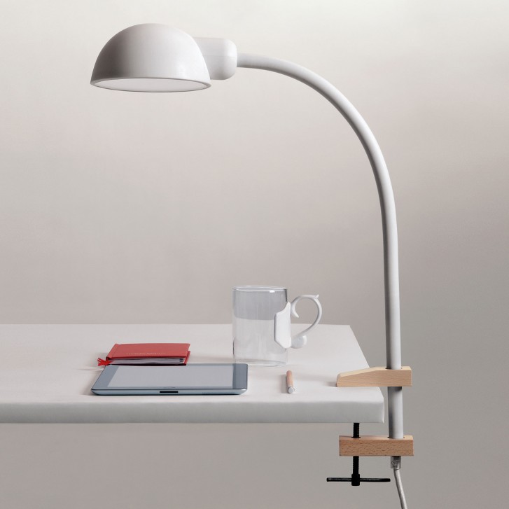 Lampe de bureau type architecte avec pied flexible