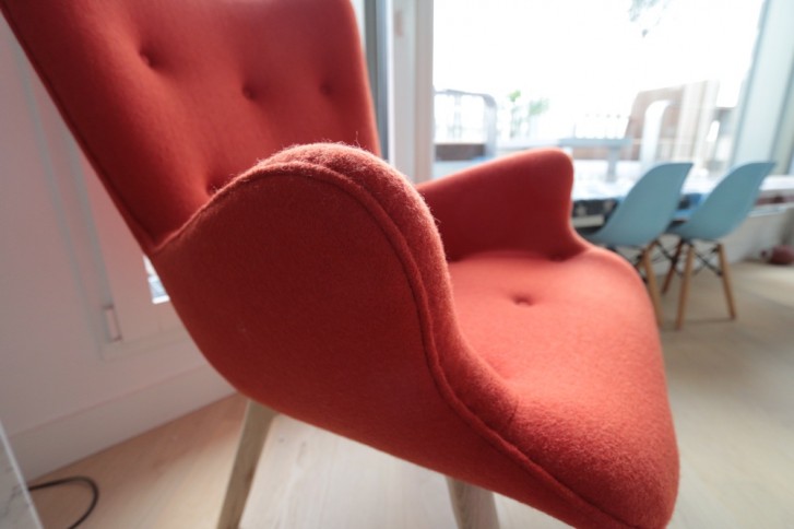 Fauteuil vintage scandinave Contour R160