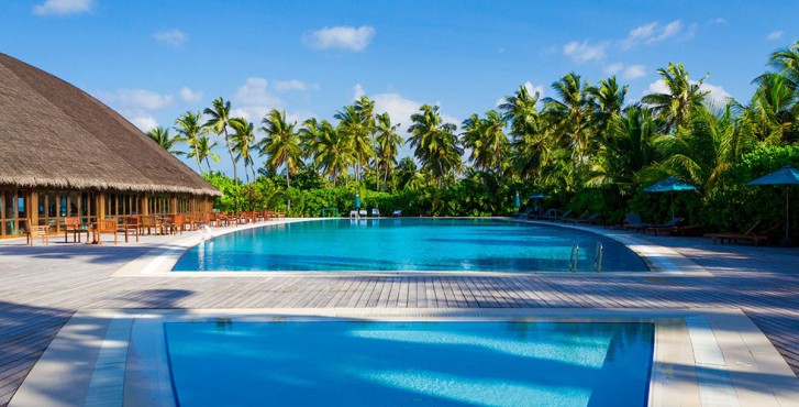 Maldives : Meedhoo Canareef Resort Maldives 4* piscine du resort