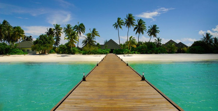 Maldives : Meedhoo Canareef Resort Maldives Ponton sur l'eau