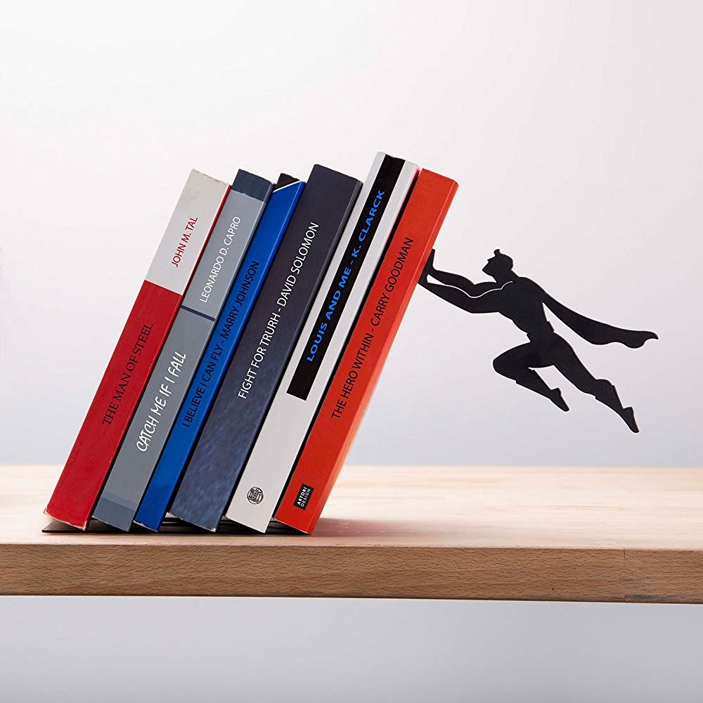 Serre livres superman pour les fans de super héros