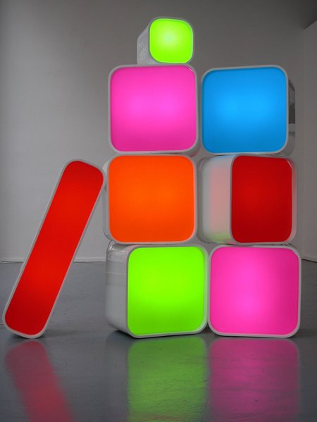 photo caisson lumineux de couleur Archizip light