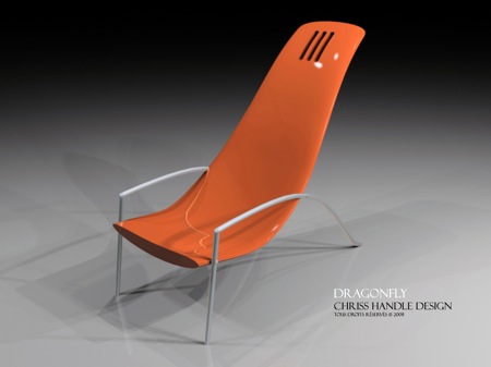 chaise dragonfly - design by Christophe Soffietti
