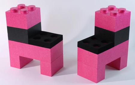 chaise en lego Lunablock