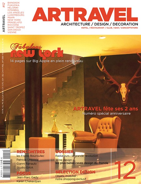 photo couverture du magazine Artravel de Décembre 2006 anniversaire