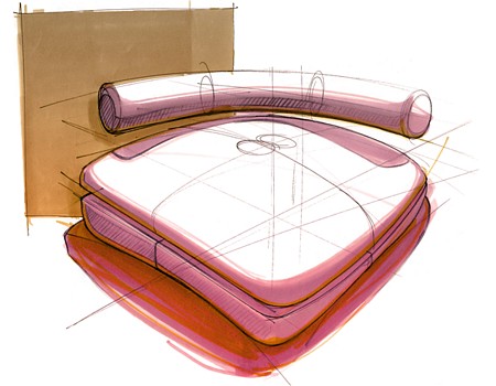 ‘croquis de concept de fauteuil design Sketch - Alexandre Boucher