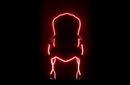fauteuil design avec néon Electric Louis - Lee Broom
