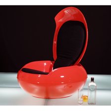 fauteuil design lounge en forme d’oeuf