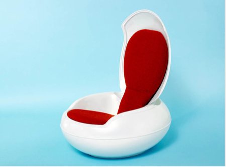 fauteuil oeuf lounge GN1 - design Peter Ghyczy