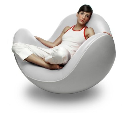 photo du fauteuil design Placentero blanc