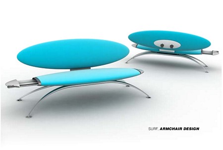 photo du fauteuil design Surf - Design nobis