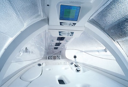 intérieur du lit SPA jet