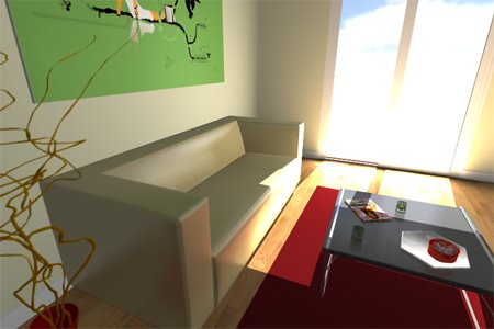 exemple d’intérieur modélisé en 3d avec Squareclock