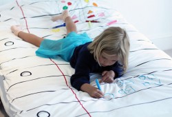 Housse de couette à dessiner Doodle Housse de couette à dessiner Doodle