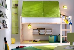 Chambre d’enfant : lit réversible Kura par Ikea Chambre d’enfant : lit réversible Kura par Ikea