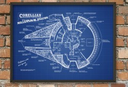 Affiches des plans des vaisseaux et engins Star Wars Affiches des plans des vaisseaux et engins Star Wars