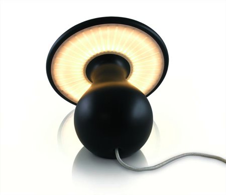 lampe champignon - mushroom lamp - design Simon Duff