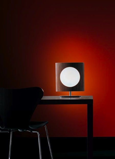 lampe de table en forme de lune Keplero