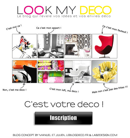 Lookmydeco - blog interactif où vous pouvez montrer votre déco