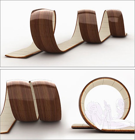 Loopita - fauteuil design en forme de boucle